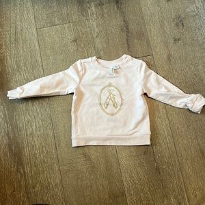 Pink ballet sweatshirt